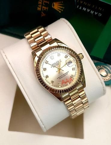 Rolex Datejust üslubunda lüks qol saatları - Korpus və qolbaq: qızılı — 9