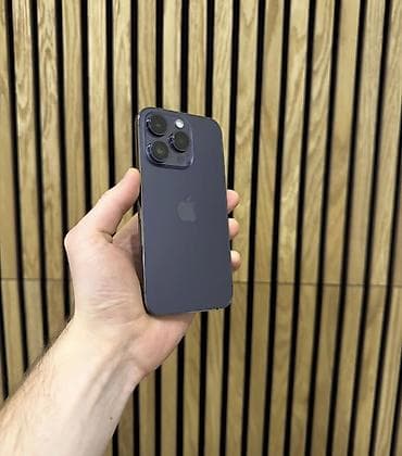 IPhone 14 Pro, 256 GB, Deep Purple, Zəmanət, Simsiz şarj, Face ID