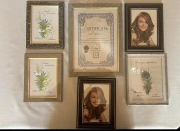 Комнатные растения: Fotolar və sənədlər üçün çərçivə dəsti - Müxtəlif ölçülər: 13x18 sm — 2