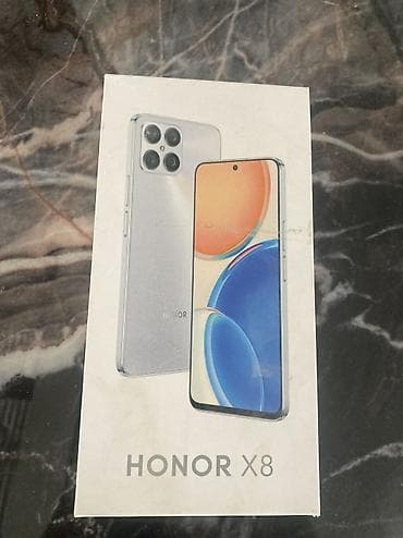 iphone 12 pro 512: Honor X8, 128 GB, rəng - Boz, Face ID, İki sim kartlı, Barmaq izi — 7