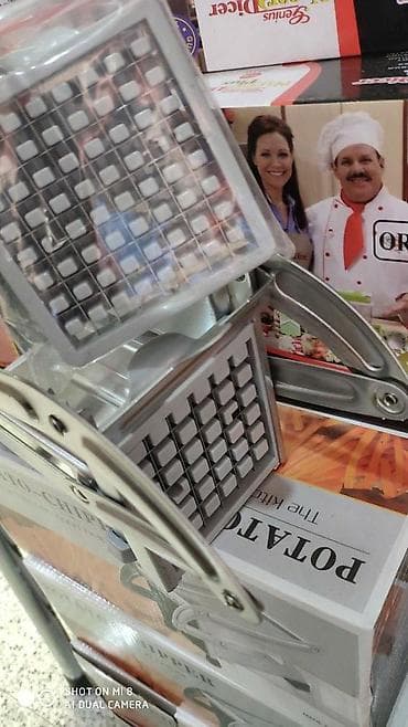 Fri kartof dograyan 1 eded dograyici bicaq uzerinde elave verilir — 6