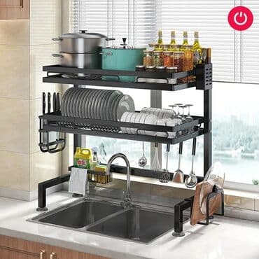 сушилка для посуды баку: Qab suşulkası😊 🔺Ölçü: 60-95sm 🔺Material: paslanmayan polad 🔺bütün — 6