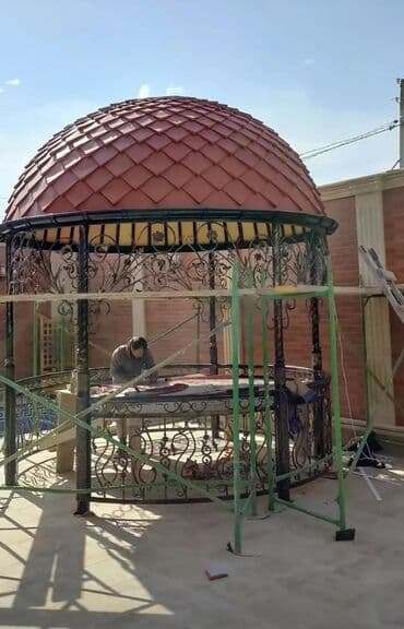 boru aksesuarları: Metal dam örtükləri, rəng - Qırmızı, Pulsuz çatdırılma, Zəmanətli, Kredit var — 6