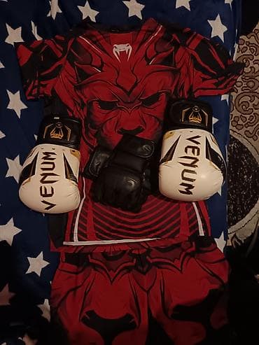 xizek geyimi: MMA və boks üçün dəst - Qısaqol kompressiya köynəyi və şort — 1