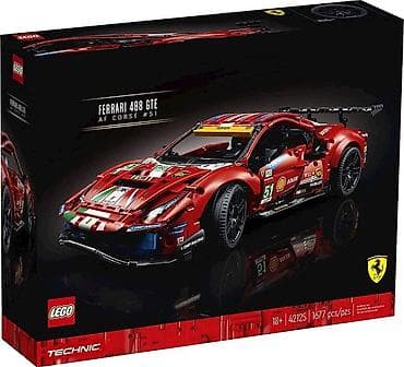 şaxta baba torbası: Lego Konstruktor LEGO Technic: Ferrari 488 GTE AF 42125 plastik — 1