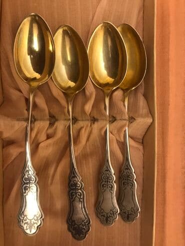 xarici pullar: Серебряные чайные ложки, могу продать и по 1 ложке - 60 — 1