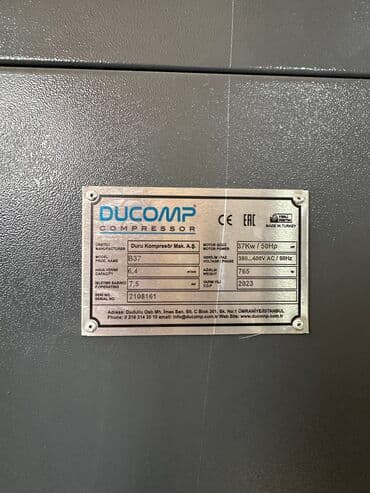 hava kampressor: Ducomp Vidalı kompressor seti 37 kW Kompressor 1000lik tank MKE 375- — 2