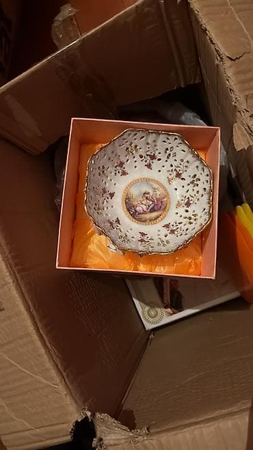 Столовые приборы: Mətbəx və süfrə ləvazimatları dəsti - 2 ədəd meyvə qabı: Qutuda “2 — 3