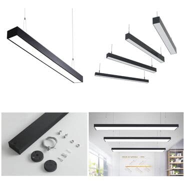 беспроводные светильники на кухню: Asma troslu işıqlar. Qara korpus 4000 kelvin və 6500 kelvin 7x120 — 1