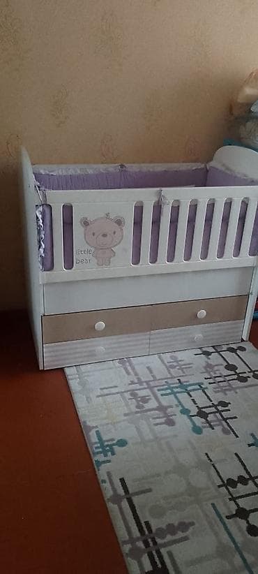 goranboy mebel: Oğlan və qız üçün, Dördbucaq, Beşik, Dəst ilə, Matrassız, Yellənmə mexanizmsiz — 1