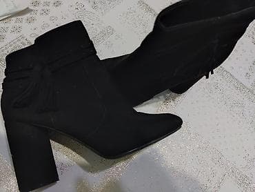 ayaggabı: Qadın ayaqqabıları dəsti 1) Qəhvəyi açıq burunlu sandalet - Material — 8