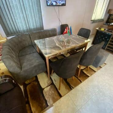 stol və stul dəstləri: 🇹🇷Türk istehsalı Möhtəşəm ✨✨ Kuxna üçün stol stul dəsti 2 stul 1 — 2