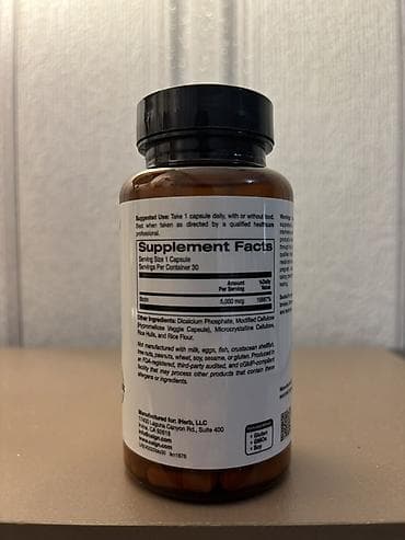 biotin vitamin: California Gold Nutrition Beauty – Biotin, 5,000 mcg - Forması: 30 — 2