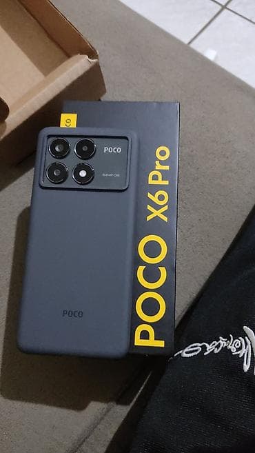 redmi not 10 ekran: Poco X6 Pro 5G, 512 GB, rəng - Qara, Sensor, Barmaq izi, Simsiz şarj — 4
