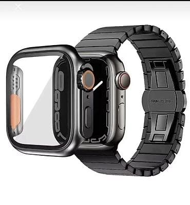 Məhsul: Apple Watch üçün premium qoruyucu kələf və metal qayış dəsti