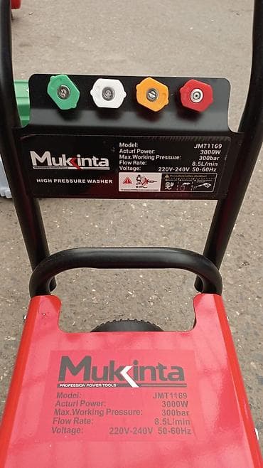 Оборудование для мойки: Mukinta JMT1169 – Peşəkar Yüksək Təzyiqli Yuyucu Texniki — 2