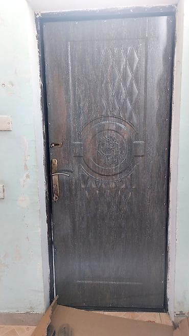 мед: Dəmir giriş qapısı - Material: tam metal konstruksiya, möhkəm polad — 1