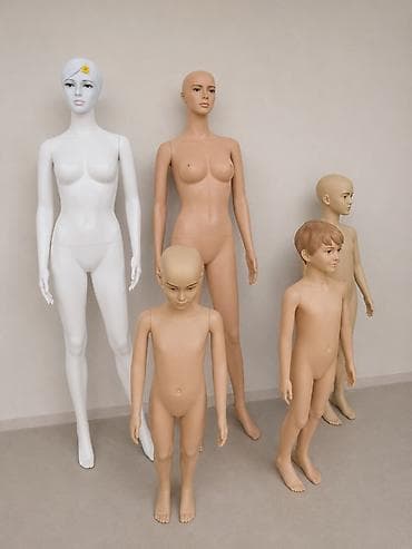 Manekenlər: Qadın, Plastik, plastmas, Ağ — 2