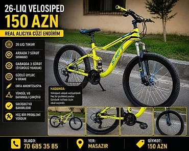 velosiped irşad: 26-lıq SAFT velosiped - 26-lıq təkərlər - Arxada 7 sürət Shimano - — 1
