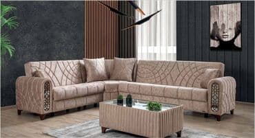 divan dəstləri: Künc divan, Yeni, Açılan, Bazasız, Nabuk, Pulsuz çatdırılma — 1