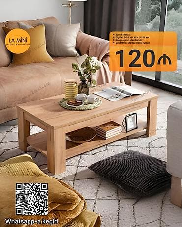 Düz masa, Açılmayan, Təkərsiz, Taxta, Zəmanətsiz, Pulsuz quraşdırılma