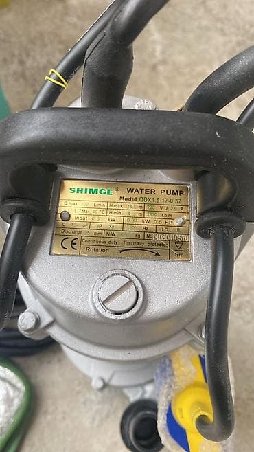 elektrik mişarı: Nasos, Hovuz üçün, quraşdırılma Sualtı — 1