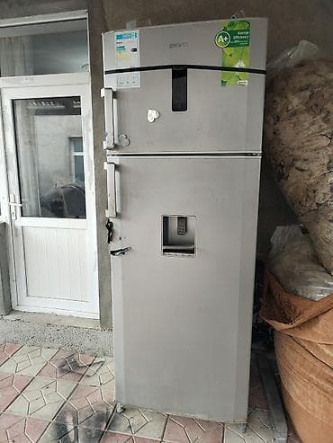 Məişət texnikası: 2 qapılı Beko Soyuducu Satılır, rəng - Gümüşü, Dispenserli — 3