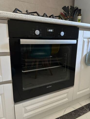 халаделник бу: Духовка Simfer, Электрическая, цвет - Черный, Встраиваемая, Б/у — 2