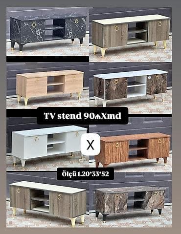 tv 43: TV stend – müxtəlif dizayn və rənglərdə modern model. Xüsusiyyətlər — 1