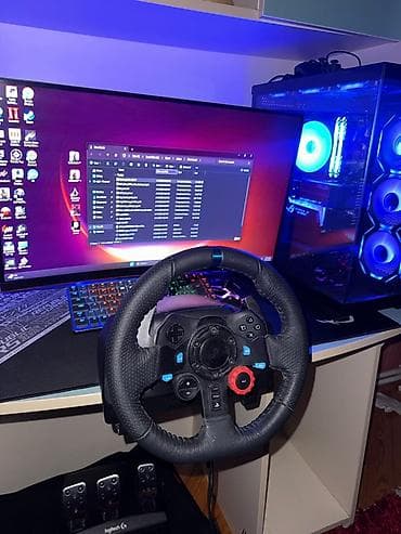 playstation rul: Logitech G29 Driving Force sükan və pedal seti Qiymeti 350 manat - — 3