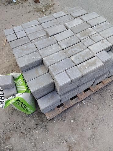 Beton bloklar: Beton səki daşları (brusçatka) - Material: vibropress beton - Rəng — 3