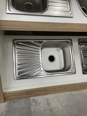 Окна: Прямоугольная Кухонная мойка, Нержавейка — 2