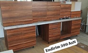 teze mebeller: ENDIRIM Ideal veziyyetde metbex mebeli 3.30 sm 399 azn qaz moyka — 1