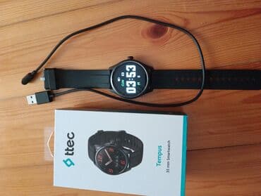 addım olcən saat: Smart saat, Sensor ekran, rəng - Qara — 1