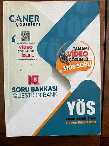 Тесты: Məhsul: CANER Yayınları – YÖS IQ Soru Bankası (Question Bank) — 1