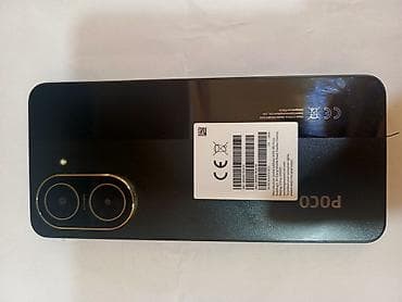 Poco C71, 128 GB, rəng - Qara, Barmaq izi, Face ID, Sənədlərlə