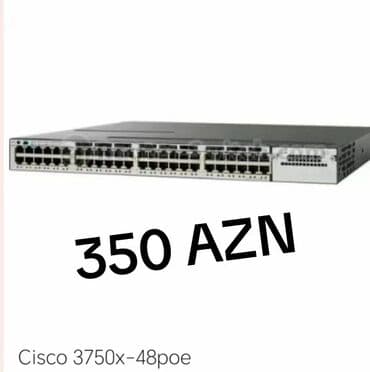 tp link archer: Cisco şəbəkə switchləri 1) Cisco 3750X-48 PoE – 48x 1G Ethernet port — 1