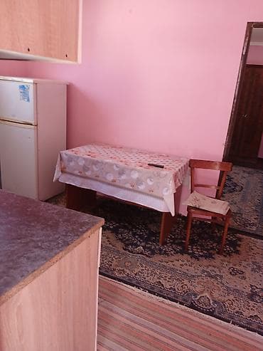 neftçala ev: 1 otaqlı həyət evi – mətbəx-studio planı - Giriş: dəmir giriş qapısı — 3