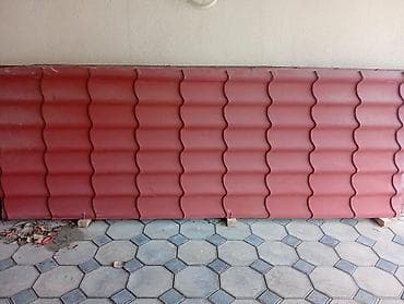 Çerepitsa: Metal dam örtükləri, rəng - Qırmızı — 1