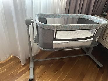 ana qucagi besik: Oğlan və qız üçün, İşlənmiş, Dördbucaq, Beşik, Dəstsiz, Matras ilə, Yellənmə mexanizmsiz — 3