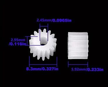 qapi ve pencere: Plastik dişli çarx və reyk dəsti Məhsul təsviri: - Material: möhkəm — 3