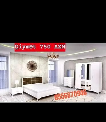 spalni dəsti: Yataq desti yataq mebeli spalni mebel Yataq otağı mebel dəstləri - — 3