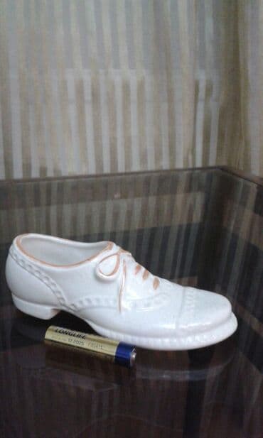 ваза для сладостей: СССР.Ботинок-пепельница.Новая — 1