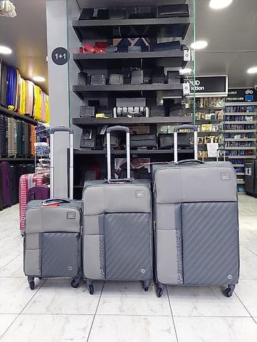 tur paketler: VIP Travel Gear çamadan dəsti - 3 ölçü: kabin (kiçik), orta və böyük — 1