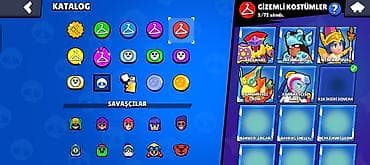 saatlar type 1: Brawl Stars hesabı – yüksək səviyyəli oyun profili - Kupa sayı: 36 — 7