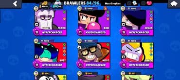Aş qazanı: Brawl Stars hesabı - Kuboklar: 43 403+ - Brövlər: 84/96 - Brövlər — 4