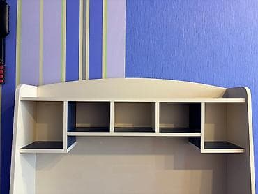 kravat gence: Oğlan və qız üçün, İşlənmiş, 2 təknəfərlik çarpayı, 2 tumba, Yazı masası — 7