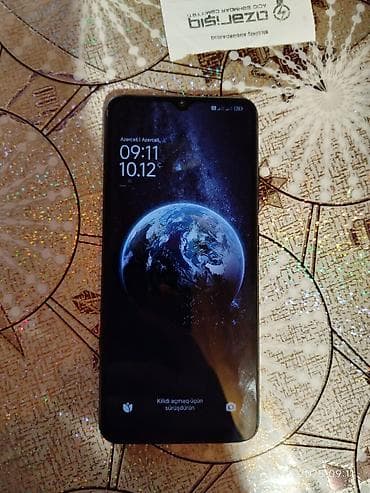 smart televiziya: Redmi 12C, 64 GB, rəng - Qara, Barmaq izi — 2