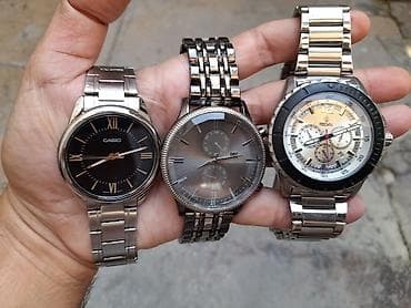 saat casio: Kişi qol saatı satılır,cəmi bir iki dəfə qola taxılıb,ideal — 1