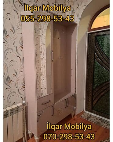 qapı sumqayıt: Düz dolab, Dəhliz üçün, Paltar üçün, Açılan, Quraşdırıla bilən, 1 qapı — 2